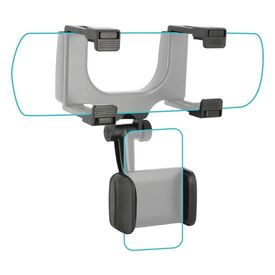Mobilis 001377 / Mobile phone/Smartphone / Passive holder / Car / Black | 001377
