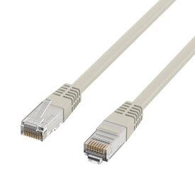 EFB Elektronik RJ45 Patch Cord Cat.5e U/UTP PVC CCA 0.5 m Grey