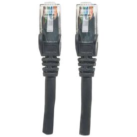 Intellinet Cat6 U/UTP Network Patch Cable 0.5 m Black RJ45 to RJ45