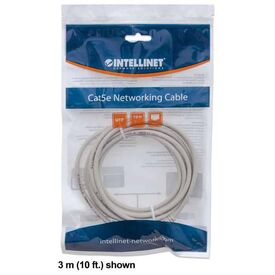 Intellinet Cat6 U/UTP Network Patch Cable 0.5 m Gray RJ45 to RJ45