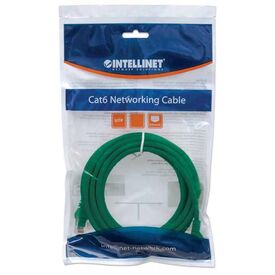 Intellinet Cat6 U/UTP Network Patch Cable 0.5 m Green RJ45 to RJ45