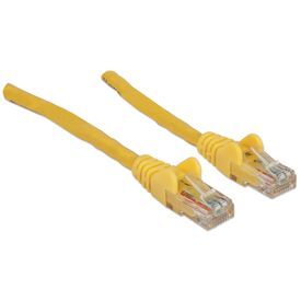 Intellinet Cat6 U/UTP Network Patch Cable 0.5 m Yellow RJ45 to RJ45