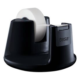 Tesa tesafilm EasyCut Compact Desk Tape Dispenser, Black