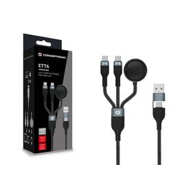 Conceptronic ETTA08B15 USB-C 100W 1.5m Black
