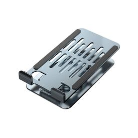 Conceptronic THANA08G Foldable Swivel Phone Stand | Grey