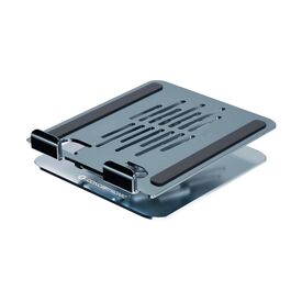 Conceptronic THANA09G Foldable Swivel Tablet Stand, 360° Rotating Base, Adjustable Height Grey