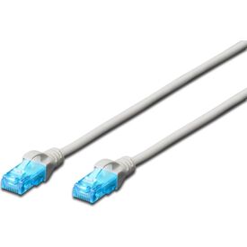 DIGITUS Premium CAT 5e Patch Cable 1 m Grey
