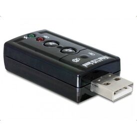 DeLOCK External USB Sound Adapter | 7.1 | S/PDIF | USB