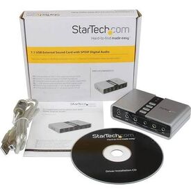 StarTech 7.1 USB Audio Adapter | S/PDIF | External Sound
