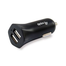 equip 2-Port 12W USB Car Charger | 2× USB-A | Black