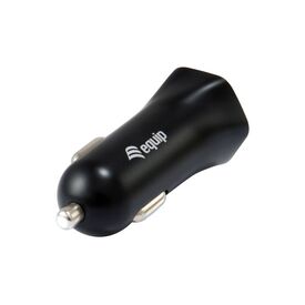 equip 2-Port 12W USB Car Charger | 2× USB-A | Black