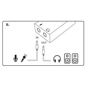 equip USB Audio Adapter | External Sound Card | Black