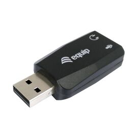 equip USB Audio Adapter | External Sound Card | Black