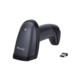 Equip 351029 Wireless 2D Dual Mode Barcode Scanner with Stand Black
