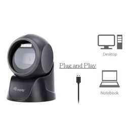 Equip Barcode Omni-Direktional Laser Kabel USB 1D2D schw | 351027