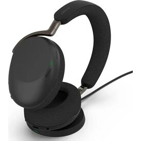 Jabra Evolve3 85 MS – Wireless ANC Headset + Charging Pad USB-C