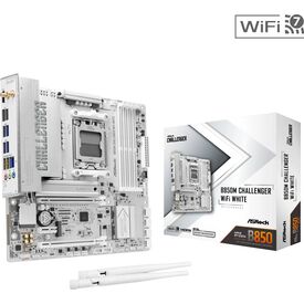 ASRock B850M Challenger WiFi White AM5 Motherboard