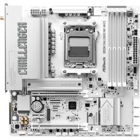 ASRock B850M Challenger WiFi White AM5 Motherboard