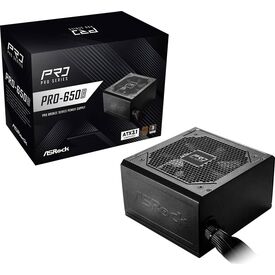 ASRock PRO-650B 650W 80 PLUS Bronze ATX 3.1 Power Supply