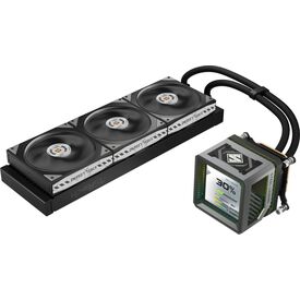 ASRock Steel Legend Dark 360 LCD AIO Liquid CPU Cooler
