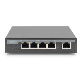 DIGITUS 4-Port Gigabit 4PPoE Extender | 802.3at | 60 W