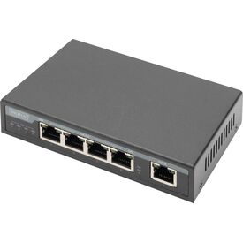 DIGITUS 4-Port Gigabit 4PPoE Extender | 802.3at | 60 W