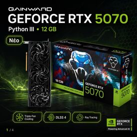 Gainward GeForce RTX 5070 Python III, GeFo | NE75070019K9-GB2050T