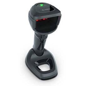 Zebra DS9908 – 2D Hybrid Barcode Scanner, Handheld + Hands-Free, 240 in/sec, Scanner Only, Black