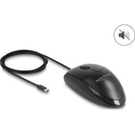 Delock 12114 USB-C Silent Mouse 1200 DPI