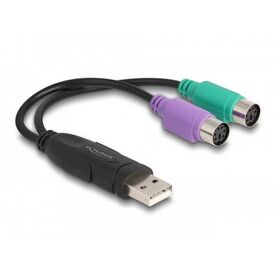 Delock 61051 USB to PS/2 Adapter 17cm