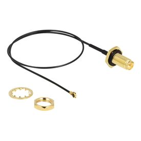 Delock Antenna Cable RP-SMA to I-PEX MHF I | 35 cm 50 Ohm