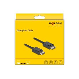 Delock DisplayPort 2.1 Cable 2 m 16K 30 Hz / 8K 60 Hz