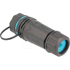 Delock RJ45 Coupler Cat.6A STP IP68 Black