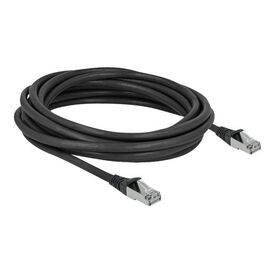 Delock RJ45 Network Cable Cat.6A S/FTP PUR Outdoor 5 m black