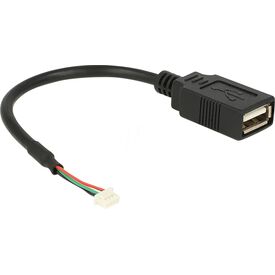 Delock USB 2.0 Cable 15 cm 4-pin Pin Header Female