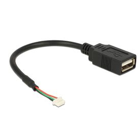 Delock USB 2.0 Cable 15 cm 4-pin Pin Header Female