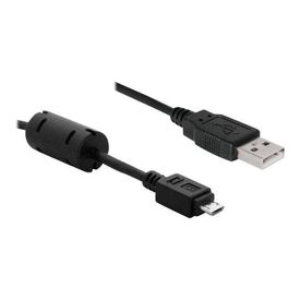 Delock USB 2.0 Type-A to Micro-B Cable 1 m Black