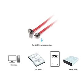 Equip 111809 SATA II Cable Angled 0.3m