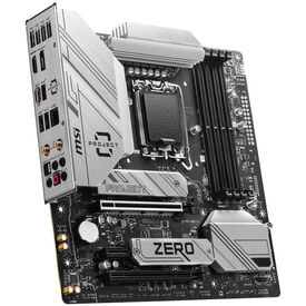 MSI B760M PROJECT ZERO LGA1700 mATX Motherboard