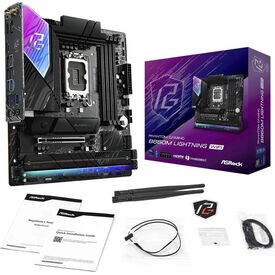 ASRock B860M Lightning WiFi mATX – LGA1851, DDR5, TB4