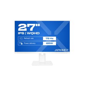 JAPANNEXT 27" IPS WQHD LED Monitor White IPS 27 2560 x 1440