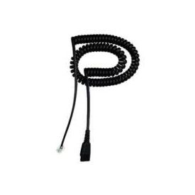Jabra QD to RJ Coiled Cord Cisco IP 2m 8800-01-37