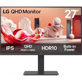 LG 27BA45QB-B 27" QHD IPS Business Monitor with Speakers