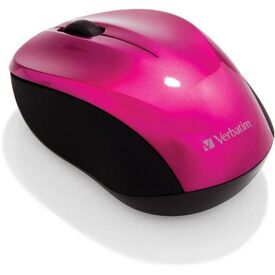 Verbatim GO NANO Wireless Mouse 1600dpi Hot Pink 49043