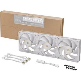 ASUS ProArt PF120 PWM 120mm Fan White — Triple Pack
