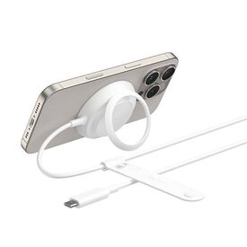 Belkin UltraCharge Qi2 25W Magnetic Charger White