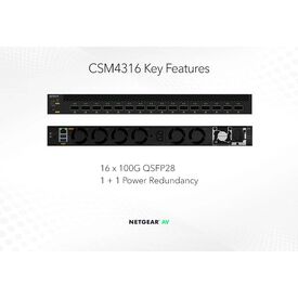 NETGEAR M4350-16C 16 x 100G QSFP28 Switch