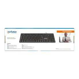 Manhattan 179324 Wired USB Keyboard DE