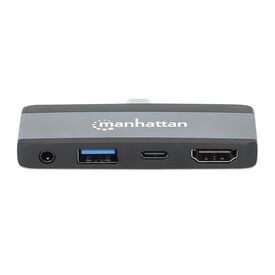 Manhattan USB-C PD 4-in-1 Docking Station 190404