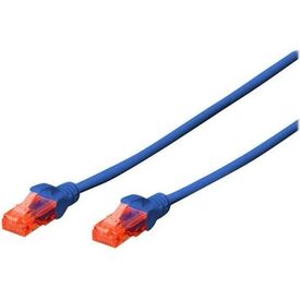 DIGITUS CAT 6e Patch Cable 50 cm Blue